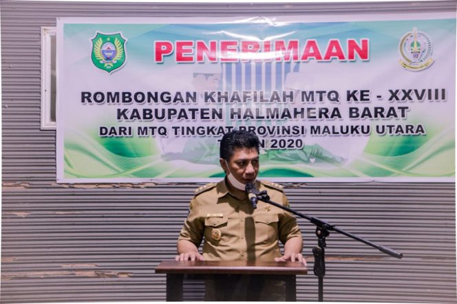 
 Bupati Danny Beri Apresiasi, Juara 1 MTQ Asal Halbar Dapat Jatah Umroh Dari Pemda