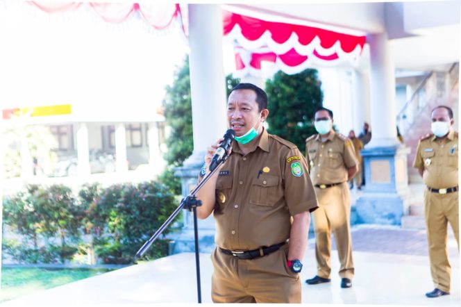 
 Pjs.Bupati Halbar “M.Rizal Ismail” Mengingatkan ASN Untuk Menjaga Netralitas