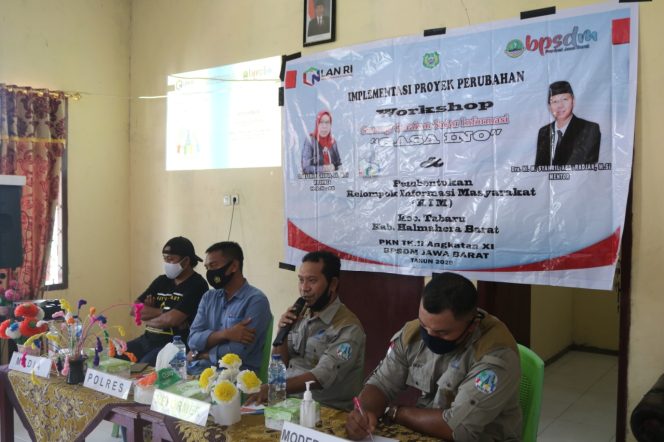 
 Meningkatkan Program “GASA INO”, Diskominfo Gelar Workshop Di Kecamatan Tabaru