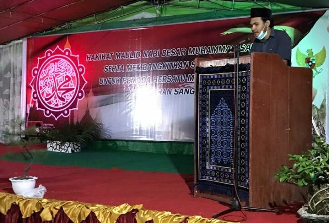 
 Bentuk Rasa Cinta Dan Syukur, Pemuda Sango Sukses Gelar Maulid & Sumpah Pemuda