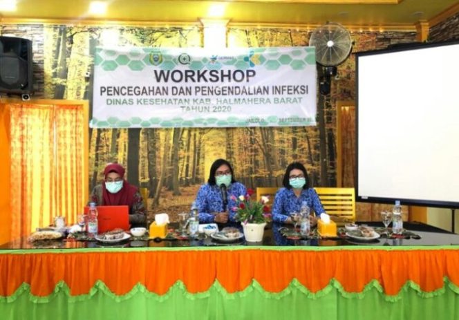 
 Tingkatkan Pencegahan & Pengendalian Infeksi, Dinkes Halbar Gelar Workshop