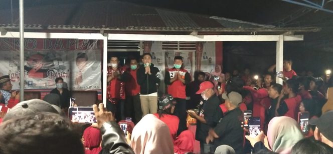
 Teriakan Lanjut Dua Periode, Paslon DAMAI Di Datangi Gunawan Muharjan