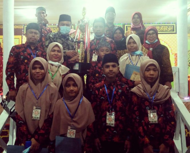 
 Bersama Qafila Kecamatan Jailolo, Haerudin Sukses Meraih Juara Umum Dua Kali Berturut-turut