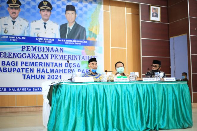 
 Dihadiri Bupati & Wakil Bupati, DPMPD Halbar Sukses Gelar Pembinaan Pemerintah Desa