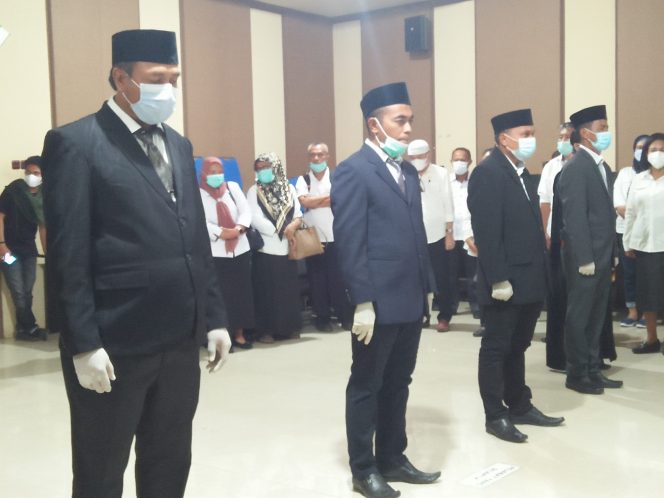 
 Tepat Di Aula Baikole, 4 Pejabat Resmi Di Lantik