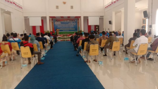 
 Bertema KNPI Sebagai Momentum Konsolidasi Pemuda, Wabup Haltim Buka Musda KNPI