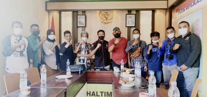 
 Coffe Morning : KWHT Harap Polres Haltim Ada Keterbukaan Informasi