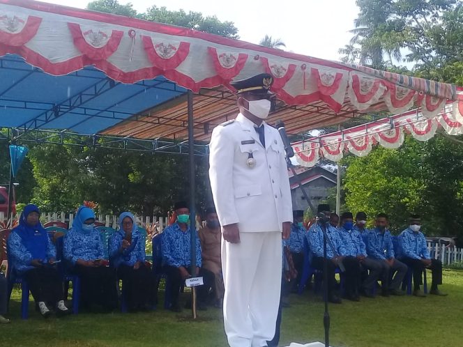 
 Pemerintah Kecamatan Maba Tengah Menggelar Upacara Hut RI Ke-76 Tahun