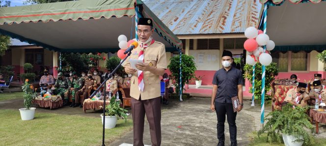 
 Wabup Halbar Pimpin Upacara HUT Gerakan Pramuka Nasional Ke-60 Tahun