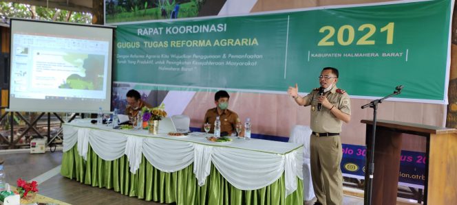 
 Jalankan Nawacita Presiden, BPN Halbar Gelar Rakor GTRA