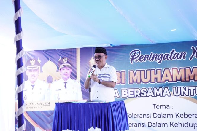 
 Kesbangpol & Pemerintah Desa Toniku Gelar Maulid