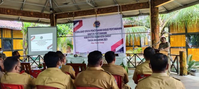 
 Langkah Upaya Pencegahan Kasus Pertanahan, BPN Halbar Gelar Sosialisasi
