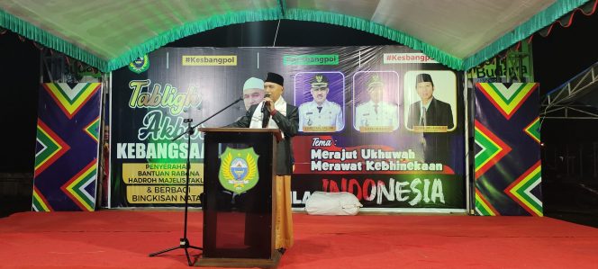 
 Tabligh Akbar Kebangsaan Yang Digelar Kesbangpol Halbar Berjalan Dengan Khidmat