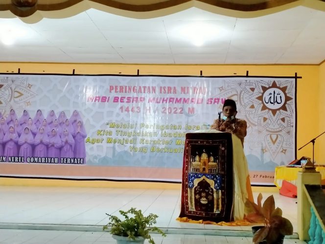 
 Peringatan Isra Mi’raj 1443 H /2022 M, Majelis Ta’lim Kelurahan Tafure di-Apresiasi