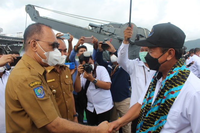 
 Bupati James Uang Sambut Menteri Kelautan & Perikanan