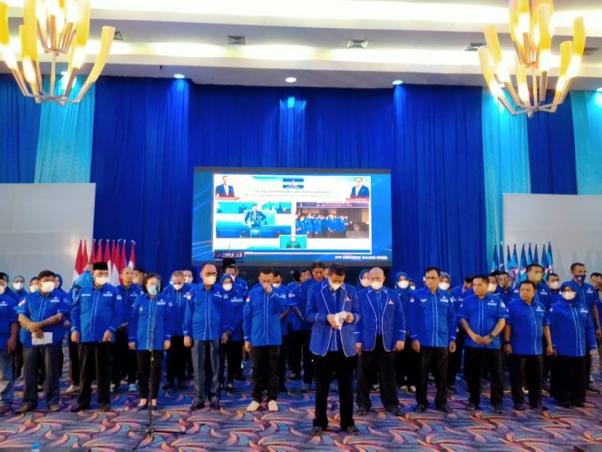 
 Ketum Umum Demokrat, AHY: Lantik Pengurus Partai Demokrat Maluku Utara