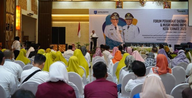 
 Wali Kota Ternate, M Tauhid : Resmi Membuka Musrenbang Kota Ternate