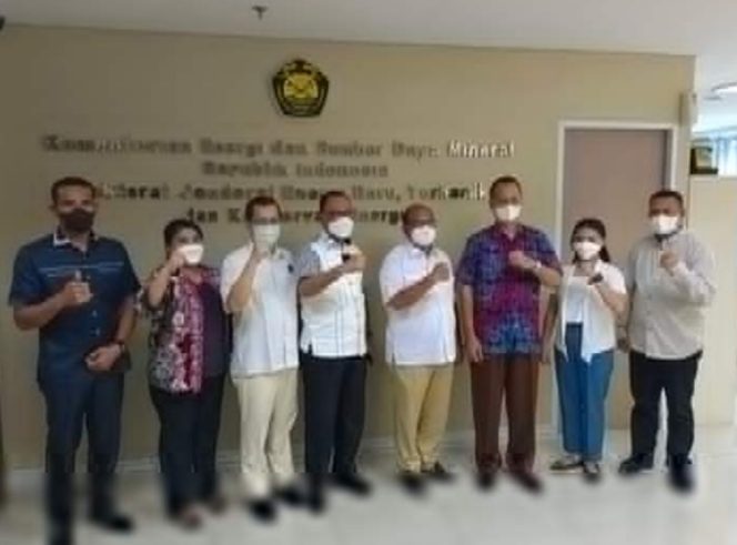 
 Datangi Direktorat Jenderal EBTKE, Bupati James Uang Dapat Respon Baik