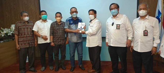 
 Bupati James Uang Datangi Kepala Perpustakaan Nasional RI, Ini Penjelasanya..
