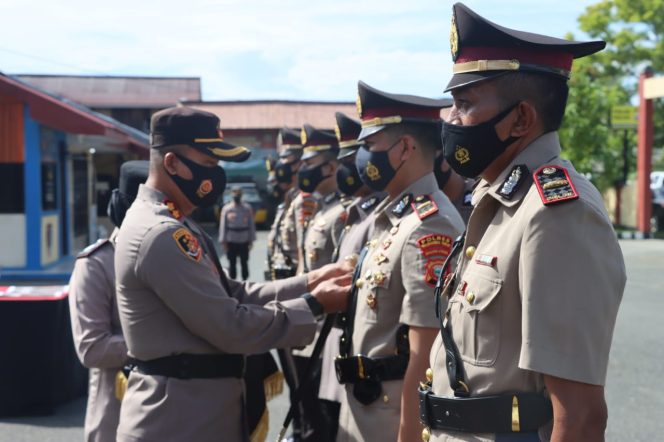 
 Sertijab.! 3 Jabatan Polres Haltim Resmi Berganti