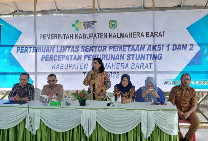 
 Percepatan Penurunan Stunting, Dinkes Halbar Gelar Pertemuan Lintas Sektor