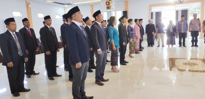
 Sebanyak 27 Anggota Panwaslu Se Halmahera Barat Resmi di Lantik