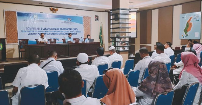 
 Gandeng KPKNL, BPKD Halbar Gelar Sosialisasi Lelang BMD