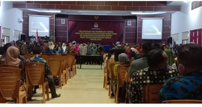 
 KPU Halbar Resmi Melantik 519 Anggota PPS
