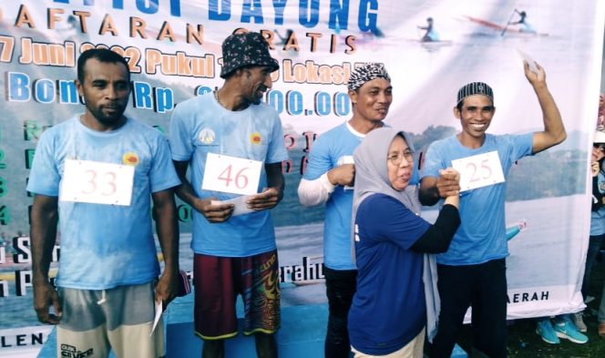 
 Semarak FTJ 2023, BPKD Halbar Gelar Lomba Dayung
