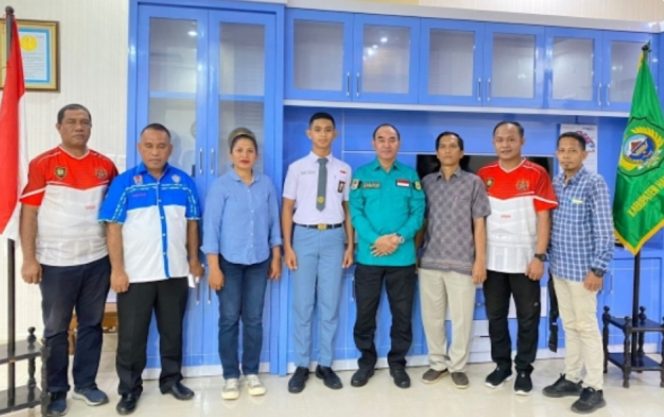 
 Wakil Bupati Halbar Resmi Melepaskan Calon Paskibraka Nasional