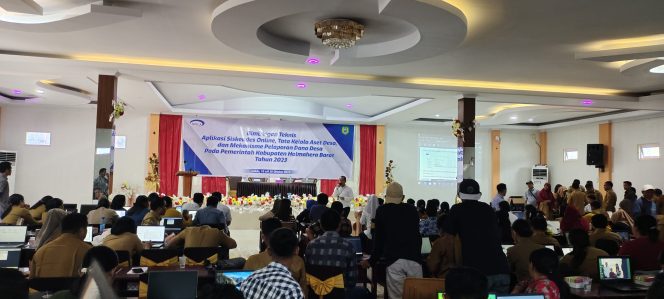 
 Gandeng BPKP Maluku Utara, BKAD Halbar Gelar Bimtek Aplikasi Siskeudes