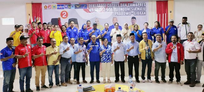 
 TKD Halbar Deklarasi Kemenangan Prabowo & Gibran