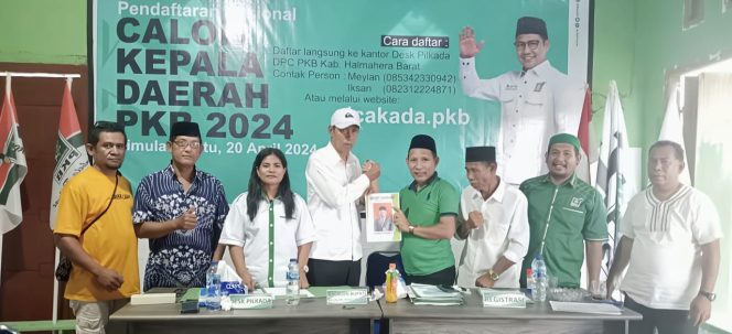 
 Bakal Calon Bupati Halbar, MSM Resmi Mendaftar ke Partai PKB