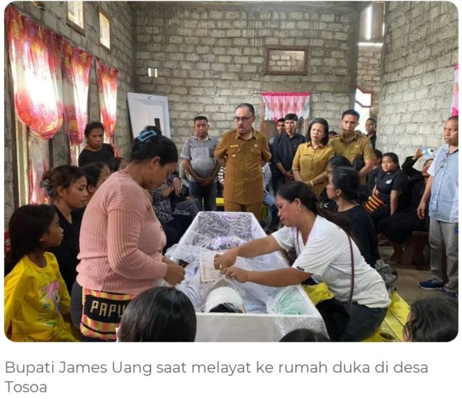 
 Bupati Halbar Melayat ke Rumah Duka Korban Lalulintas