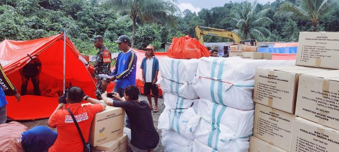 
 Melalui Sentra Wasana Bahagia Ternate, Bantuan Untuk Pengungsi di Tolabit Tersalur