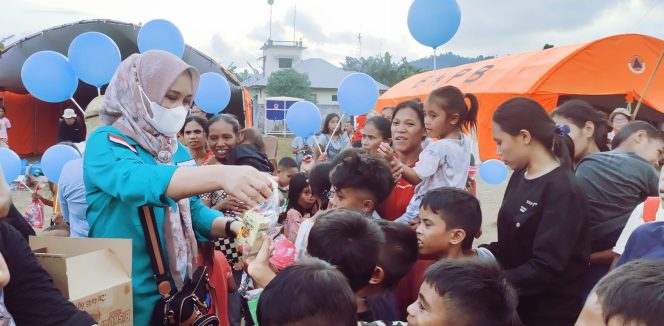 
 Kolaborasi Dengan Komunitas, Disparpora Halbar Gelar Trauma Healing