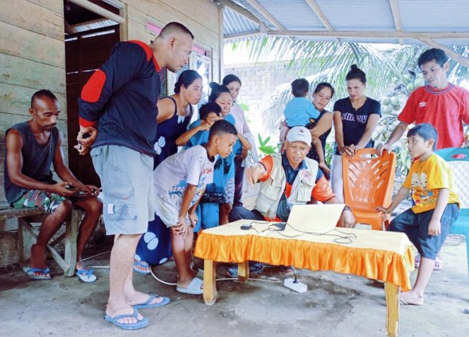 
 Tim Pemetaan BNPB Sosialisasikan Kajian Risiko Bencana Erupsi Gunungapi Ibu Kepada Masyarakat