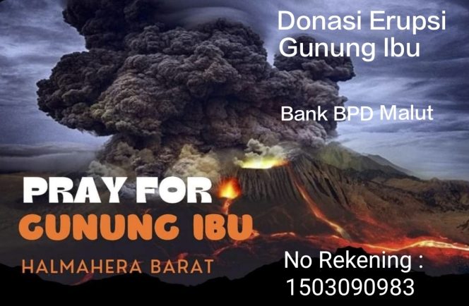 
 Ini Rekening Donasi Untuk Pengungsi Erupsi Gunung Api Ibu