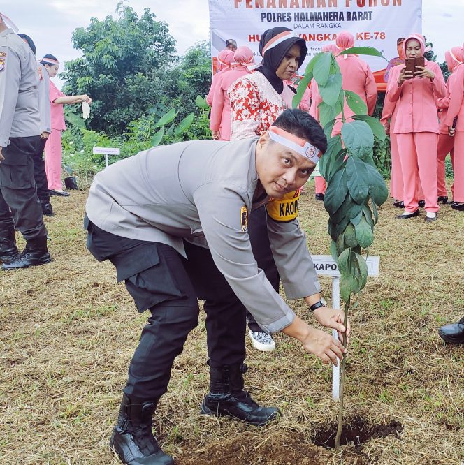 
 Polres Halbar Gelar Hut Bhayangkara ke-78 Tahun