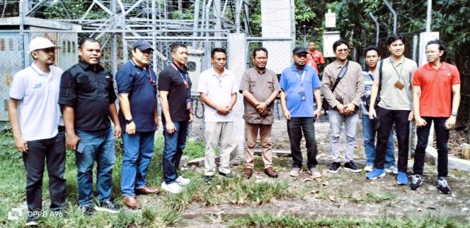 
 Kolaborasi.! Diskominfo Halbar Dan PT Telkom Mulai Perluas Jaringan Kabel Fiber Optic
