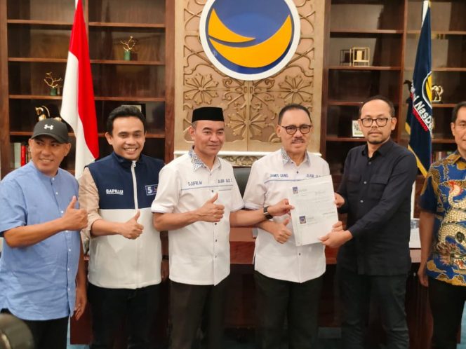 
 Pasangan JUJUR Terima Rekomendasi Partai NasDem
