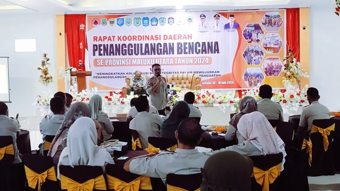 
 Rakorda Penanggulangan Bencana BPBD Provinsi Maluku Utara Resmi di Helat