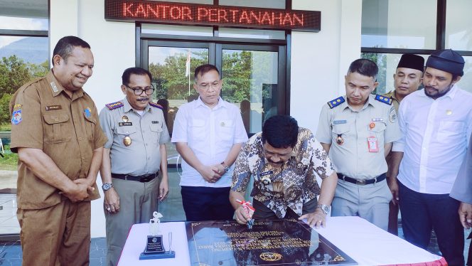 
 Kantor BPN Halmahera Barat Akhirnya di Resmikan