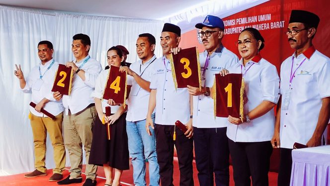 
 Tok! Nomor Urut Paslon Pilkada Halmahera Barat Resmi Ditetapkan KPU