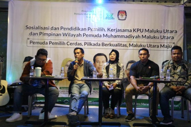 
 Gandeng KPU, Pemuda Muhammadiyah Malut Sukses Gelar Sosialisasi & Pendidikan Pemilih