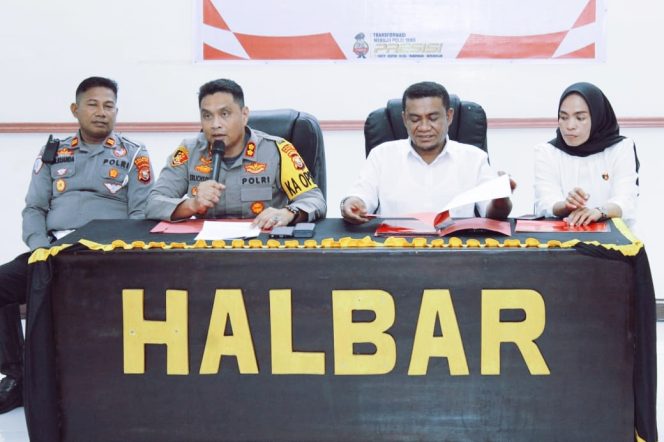 
 Akhir Tahun, Polres Halmahera Barat Tangani 1006 Kasus