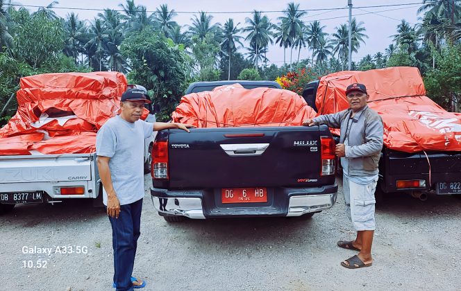 
 Dinas Sosial dan P3A Halbar Salurkan Bantuan Untuk Peningkatan Pemulihan