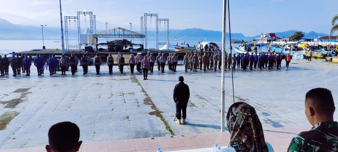 
 Sambut FTJ Tahun 2025, Sekda Halbar Pimpin Apel Gabungan