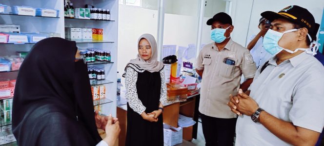 
 Ketua Pansus DPRD dan rombongan saat melakukan Sidak di RSUD Jailolo 