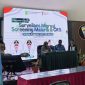 Beberapa narasumber memberikan edukasi tentang pentingnya Surveilans Migrasi dan Screening Malaria.